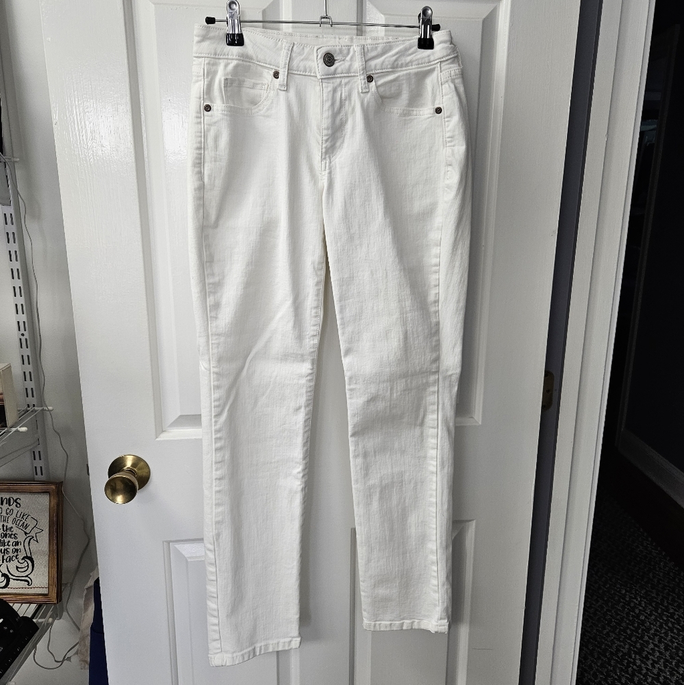 Sonoma Women's Straight Leg Jeans - White